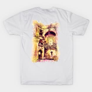 Praga art #praga #prague T-Shirt